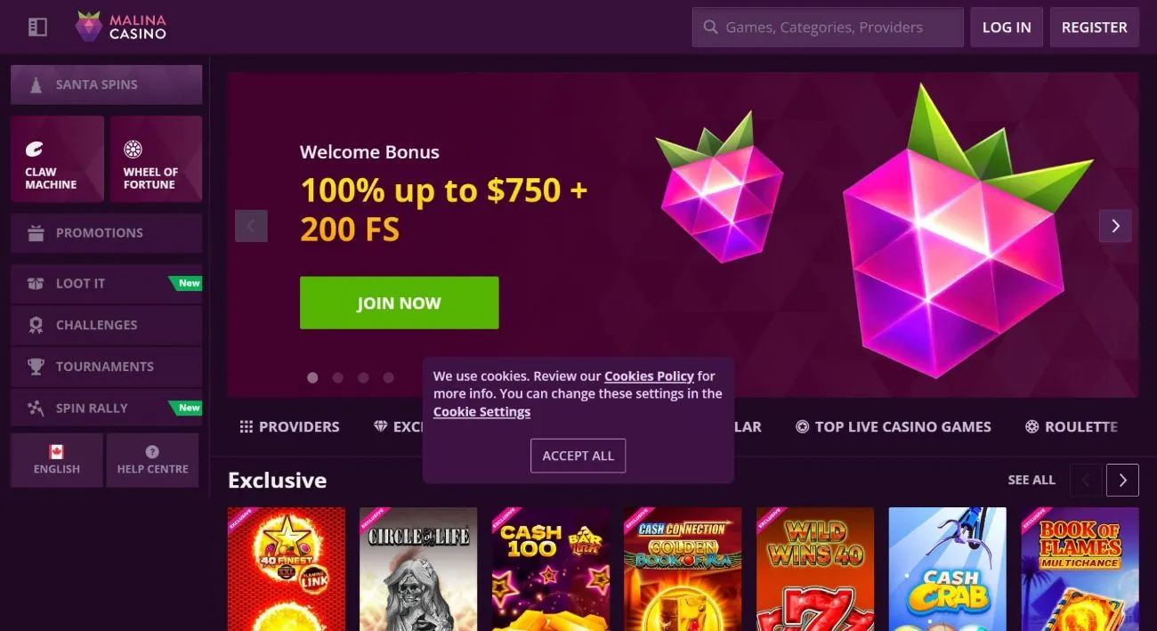 Malina - European casinos