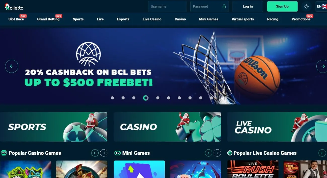 Rolletto - European casinos